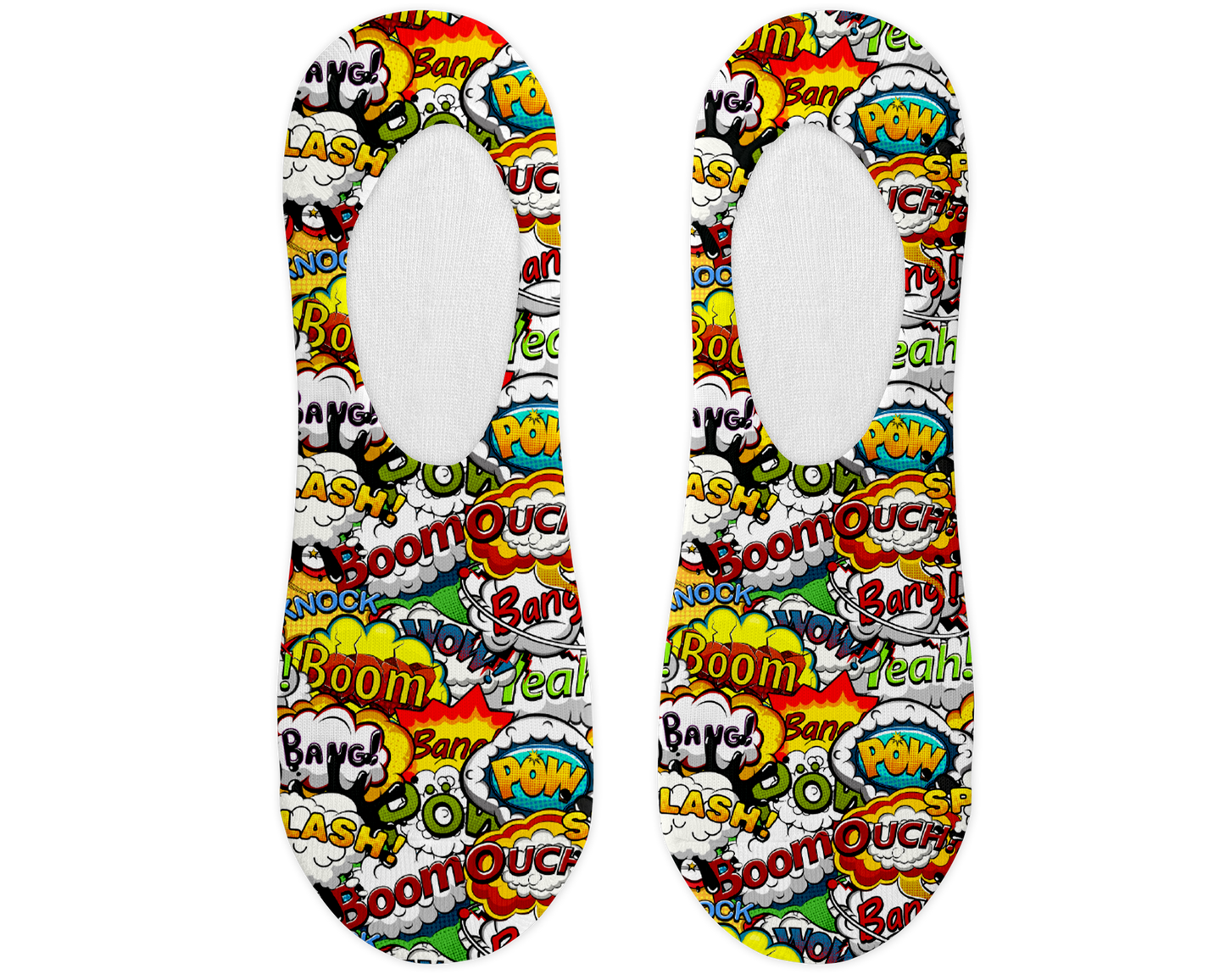 Comic No Show Socks